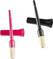 MFUOE Hoof Oil Brush Kit - 2pcs Hoof Dressing & Pick Brush, Portable Cleaning Tools for Horses