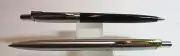 SET OF 2 CLICK TOP BALLPOINT PENS-USES PARKER REFILLS/FREE GIFT BOX