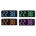 Digital Alarm Clock Brightness Adjustment LED Clock for Desk Bedroom Office