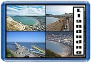 Llandudno - Wales - Post Card Style Fridge Magnet - Large Size (7cm x 4.5cm) - Gift Idea - Tourism