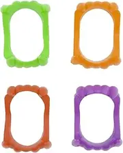 Plastic Neon Vampire Teeth Favors, 12 Ct.
