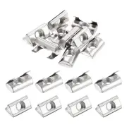 20Pcs M5 T Nuts Roll in Spring Carbon Steel Nickel Plated 2020 Series