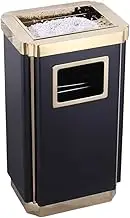 Outdoor Trash Can Stainless Steel Large Commercial Trash Can Hotel Ktv Lobby Vertical Ashtray Elevator Entrance High-Grade Outdoor Square Bucket Outside Garbage can