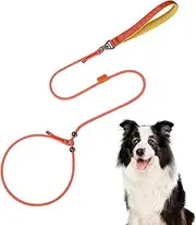 Dog Leads for Small Dogs | 59in Escape-Proof Medium Dog Neck Slip Harness - Comfortable Handle Escape-Proof Harness Adjustable 360-Degree Anti-Knot Rotation
