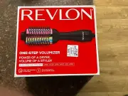 REVLON One-Step Hair Dryer and Volumizer Hot Air Brush, Rainbow Gold Edition