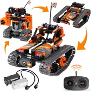 STEM Remote Control Building Kit 3 in 1 RC Tracked Racer/Tank/Robot Engineering