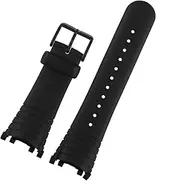 [BANDKIT] Black Rubber Strap For SUUNTO Vector VECTOR Pin Buckle Men's Watch Strap Watch Accessories