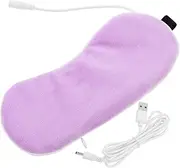 NOLITOY 1 Set Hot Eye Mask Heating Pad Cooling Sleep Mask Eye Cooling Mask Sleeping Mask Massage Eye Mask Sleep Masks for Women Heated Sleep Mask Eye Cover Crystal Flannelette Purple