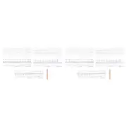 2 Sets Piano Stickers Keyboard for Beginners Removable Notes Guide