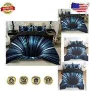 Durable Abstract Geometric Comforter Set - Cozy Microfiber Twin Bedding for Kids