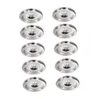 10x Stainless Steel Lids Small Pan Lids for Mini Pans Cups Basin Frying Pans