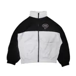 NIKE 外套 NSW VARSITY JACKET 女款 運動休閒 夾克 寬鬆 穿搭 復古圓標 白 黑 CZ8319-010