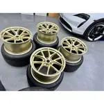 TOYOTA SUPRA 客製化 金色  19吋 鍛造 255/35R19 285/35R19 RE71RS