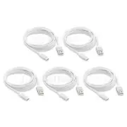 5X USB Type C 10FT Braided Charger Cable for Samsung Galaxy S8 S8+ Plus Note 8