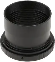 T T2 Ring for SLR Cameras + 2" to T2 .75 Telescope Eyepiece Mount Adapter - Black