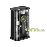 Sansai PB-3110 USB charging cable 10000mAh Portable power bank Black