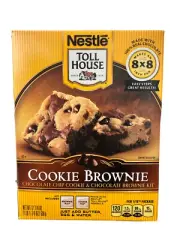 BEST BY 02/2019 Nestle Toll House Chocolate Chip Cookie & Chocolate Brownie Kit