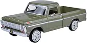 Motor Max 1969 Ford F-100 Pickup 1/24 Scale Diecast Model Truck - Green