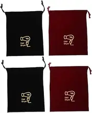 4pcs Storage Bag Drawstring Hair Dryer Carriers Hair Dryer Dustproof Bags Outdoor Hair Dryer Bags Bag Organizer Blow Dryer Bag Universal Hair Dryer Containers Cloth Bag Fabric