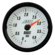 AEM Electronics Gauge Kit Analog Turbo Boost -1 to 4.1bar Brand New #30-5137M