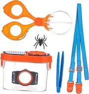 1Set Insect Magnifying Viewer Box with Carry Sling Safe Handling Tools for Outdoor Exploration and Insect Observation High Definition Breeding Cage Educational