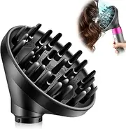 Upgraded Diffuser Attachment for Dyson Curling Iron HS05 HS03 HS01, Portable Hair Dryer Diffuser Nozzle Converting for Airwrap Styler To Hair Dryer