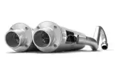 HMF Performance Brushed Full System Exhaust Turn Down Polaris RZR XP Turbo | 4