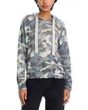Aqua Camo Cashmere Hoodie - Exclusive