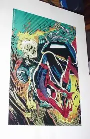 Spider-Man Poster #70 vs Ghost Rider Todd McFarlane (Version 1)