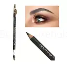 Technic Black Eyebrow Pencil Eye Brow Liner Definer Brush Sharpener - Black