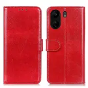 For Xiaomi Redmi 13C/Poco C65 4G Case Anti-scratch Crazy Horse Texture Wallet Stand Phone Cover