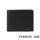 【Cerruti 1881】限量2折 頂級義大利小牛皮4卡零錢袋短夾 全新專櫃展示品(5707M)