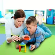 FlooringInc 5/8" Premium Soft Interlocking Exercise & Play Foam Tiles, 2'x2'