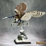 Reaper Warlord 14637 HROLFGAD LOFTSADDLE, DWARF GRIFFON RIDER PALADIN unpainted