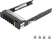 Hard Drive Tray, Metal, ABS SSD Mounting Bracket, Universal SAS SATA Hard Drive Carrier for 2.5in SFF, not 3.5in LFF