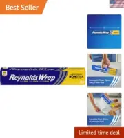 Wrap Non Stick Aluminum Foil, Nonstick Aluminum Foil Roll, Prevents Food Stic...