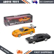 Jada 1:32 Scale Fast & Furious Dodge Charger R/T & Toyota Supra Diecast Model