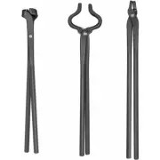 Knife Making Tongs Set Blacksmith Bladesmith Knife Tong Anvil Vise Forge Tools