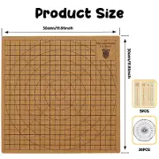 Macrame Board with Grids 12x12inch Double Side Macrame Project Board with ll .t