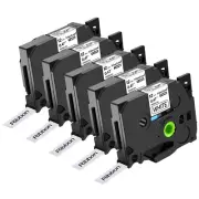5x TZe-R231 Ribbon Tape 12mm 0.47 For Brother P-Touch PT-P710BT P700 Label Maker