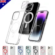 For iPhone 16 Plus 15 14 13 12 11 Pro Max Magsafe Case Magnetic Case Shockproof