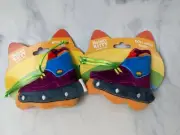 2 Pack Catnip Pounce & Chase Cat Toy Roll w/ Pride Roller Skate Quirky Kitty