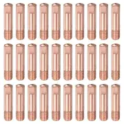 30Pcs Welder Tips .040" Bore Diameter M6 Contact Tip for 15AK Welding Gun