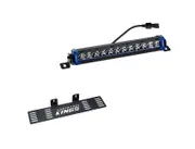 Kings 12" Single Row LED Light Bar 2211 Lumen+ Number Plate Bracket