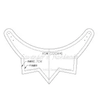 在飛比找蝦皮購物優惠-紙本賣場-寵物領巾圍兜-星星兜/貓狗圍兜紙型/毛小孩圍兜紙型
