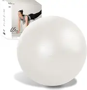 Balance Ball, Chair, 11.8 inches (30 cm), 21.7 inches (55 cm), 25.6 inches (65 cm), 29.5 inches (75 cm), Stool, Lightweight, Includes Air Pump, Exercise Manual Included, For Stretching,