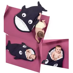 西班牙BabyBites鯊魚咬一口多功能睡袋-嬰幼兒版-英倫紅藍格風 輕量版 (9.3折)