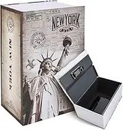 Diversion Book Safe, Ohuhu Extra Large Multi-Use Metal Book Safe with Combination Lock, Stash Safe Box, Secret Safe Containers Portable Storage Container for Money, Jewelry Documents Guns or Valuables
