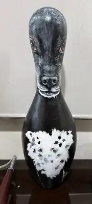 Hand PAINTED Bowling Pin of your pet Dog ALL BREEDS Labrador Retriever any ART