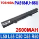 TOSHIBA PA5184U-1BRS 電池 適用 PA5185U PA5186U L50-B C50-B L55-B C55-B 原裝 4CELL